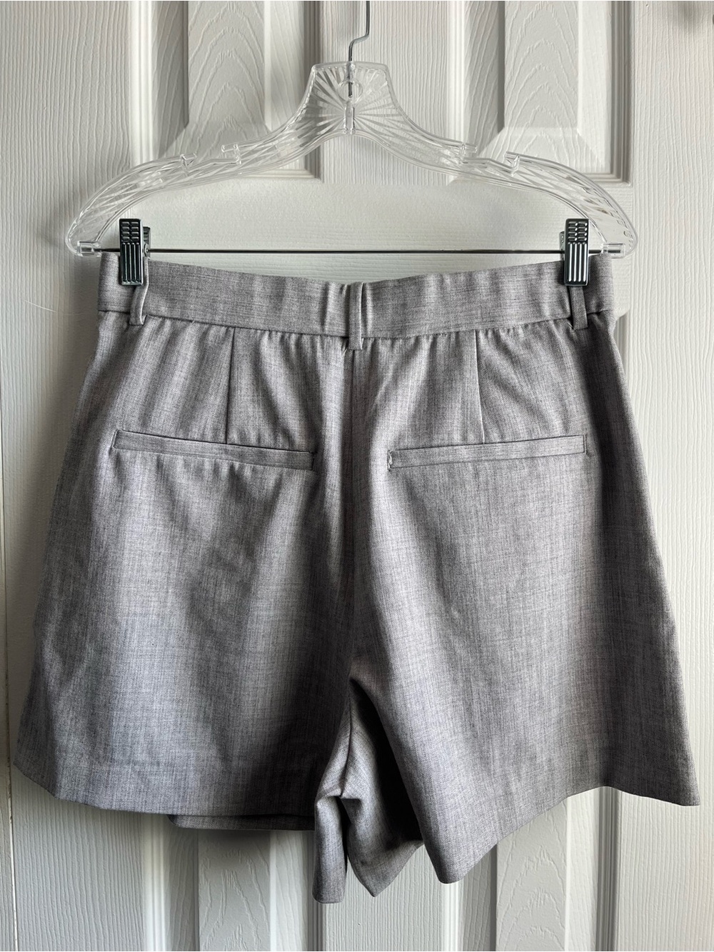 Abercrombie & Fitch Sloane Ultra High Shorts Grey Sz 29 (8) NWT - Picture 4 of 5